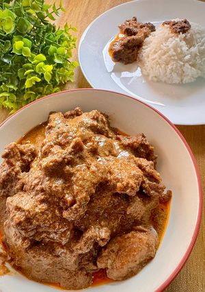 Foto resep Rendang Daging Bumbu Instan