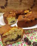 Cake de arándanos y manzana