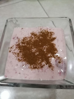 Una foto de Fresas con crema de coco