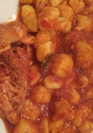 Una foto de Ñoquis caseros de ricota, al estilo de "Su"