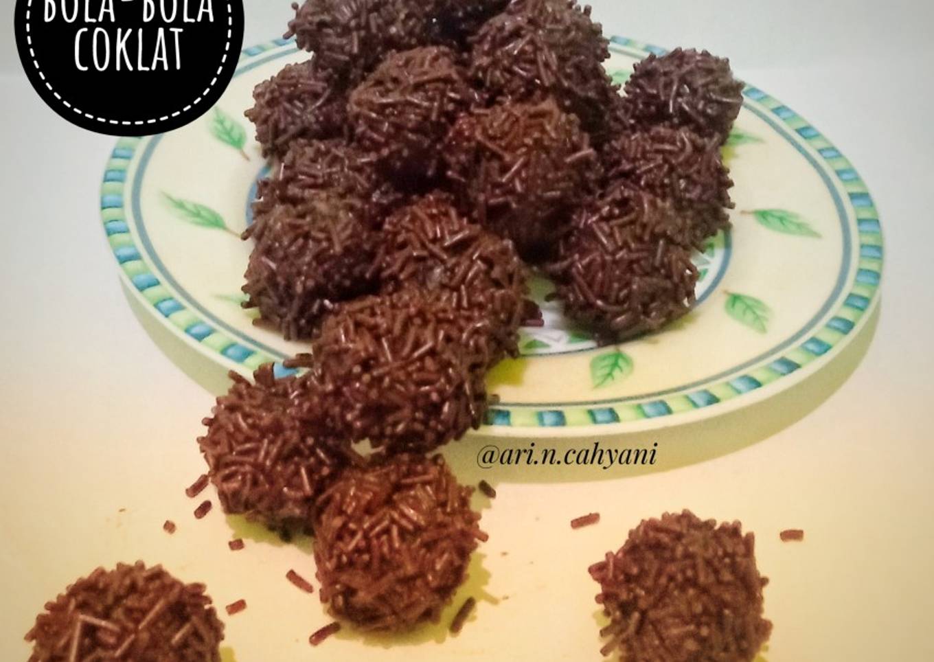 #103 Bola-Bola Coklat No Baked