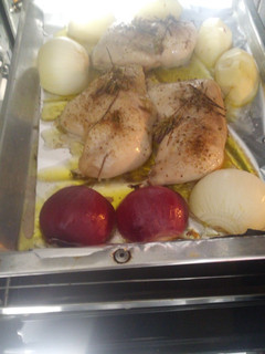 Una foto de Pollo al horno