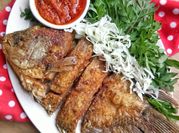 Gambar gurame goreng