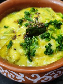 मेथीची ताक भाजी (methichya taakachi bhaji recipe in marathi) रेसिपी चे मुख्य फोटो