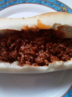 Una foto de Bocadillo de sofrito