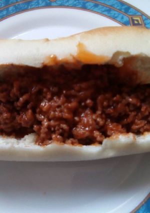 Una foto de Bocadillo de sofrito