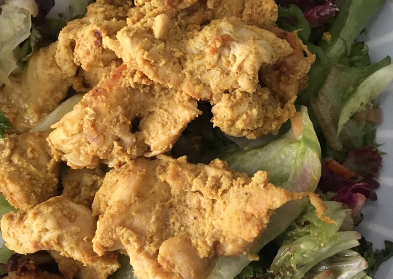 Pechuga de pollo al curry