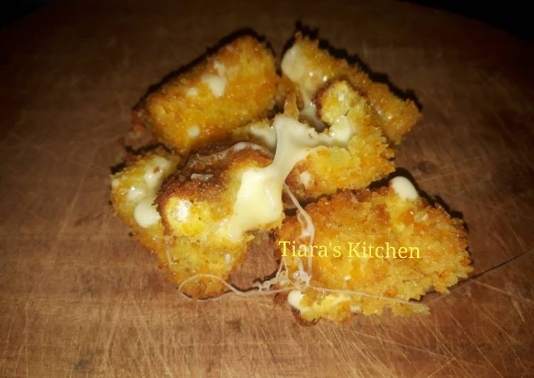 Mozarella Goreng! 4 bahan