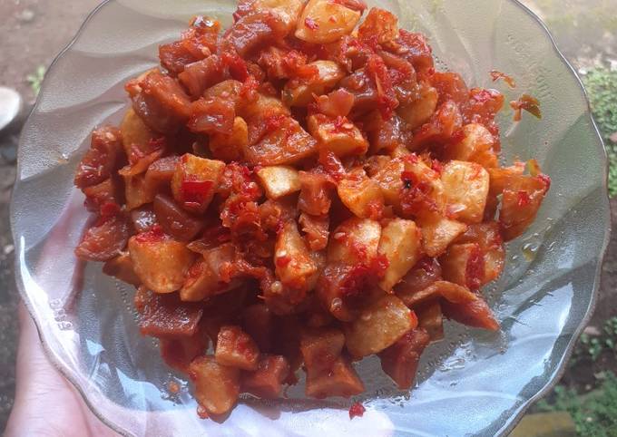 Resep: Sambal Kentang Sosis Ekonomis