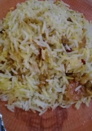 عکسی از دستور شیرین پلو من درآوردی