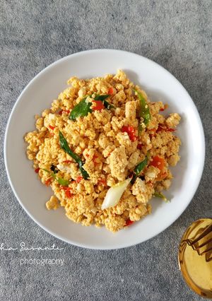 Foto resep Orak Arik Tahu Telur