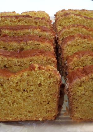 Una foto de Budín de mandarina 🍊 SIN GLUTEN y en licuadora!