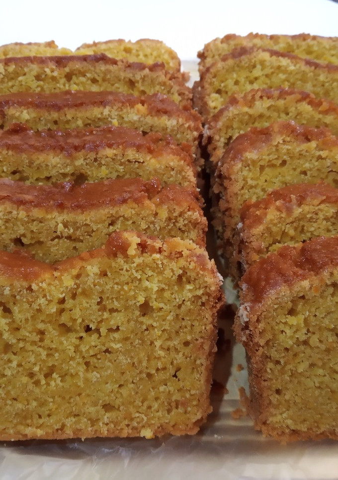 Una foto de Budín de mandarina 🍊 SIN GLUTEN y en licuadora!