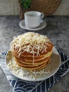 Foto resep Pancake Keju Simple