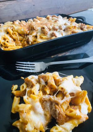 A picture of Penne Pasta Casserole.