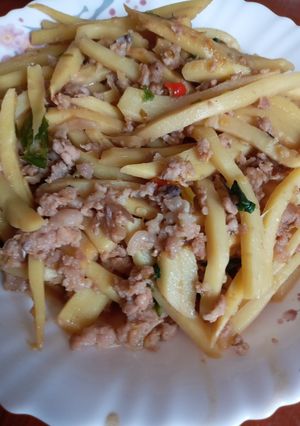 รูปของ ผัดหน่อไม้หมูสับ
