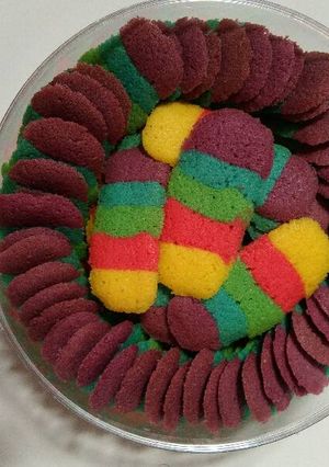 Foto resep Lidah kucing rainbow
