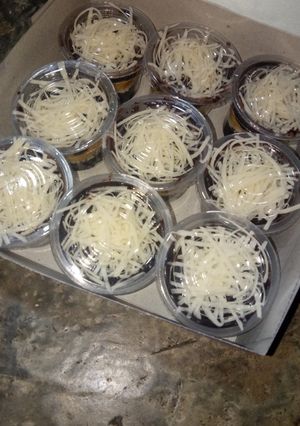 Foto resep Nutricake Brownies Chocolate Chesse In Cup