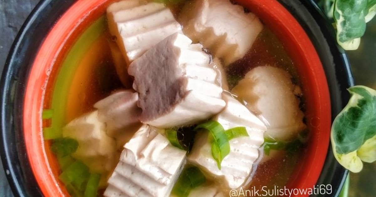 Resep Sup Tahu Ala Hokben Oleh Anik P Won Qulo Cookpad