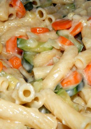 Zöldséges tészta recept fotója