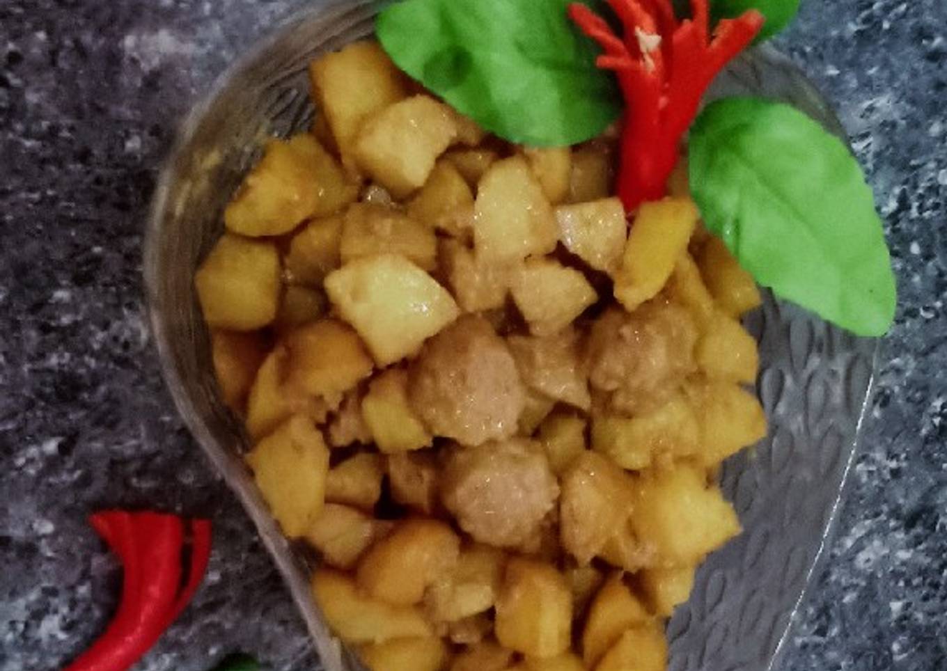Semur baso kentang cepat dan enak
