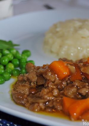 A picture of Scottish minced and tatties.