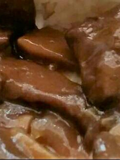 Una foto de Ternera con bambú y shiitake