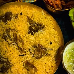 A picture of Mutton yakhni pulao.