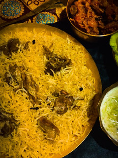 A picture of Mutton yakhni pulao.