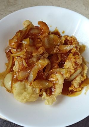 Foto resep Ayam Goreng Tepung saus Lada Hitam