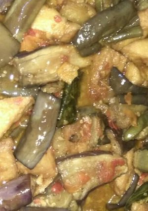 Foto resep Balado terong dan tahu