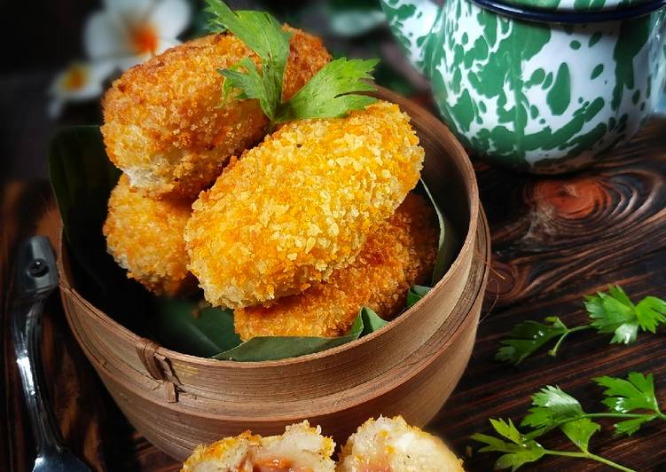 Resep Terbaru Kroket Singkong Lumer Praktis Enak