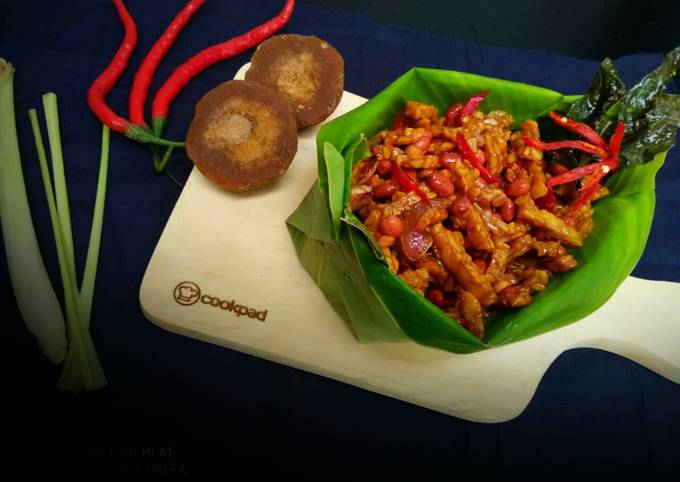 Standar Cara termudah bikin Karamel Kering Tempe dan Kacang Tanah  istimewa