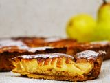 Tarte poires pochées frangipane
