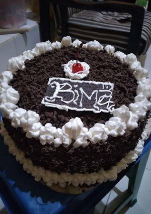 Foto resep Kue tart hitam manis😘