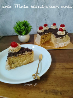 Foto resep Bolu Moka Klasik + Cream Moka