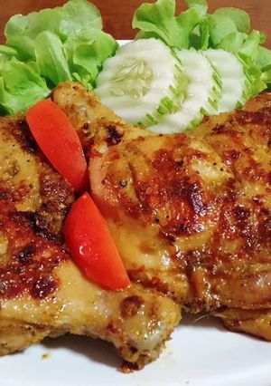 รูปของ ไก่ย่างผงกะหรี่สมุนไพร