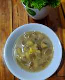 Kolak Pohung, pisang dan kolang kaling