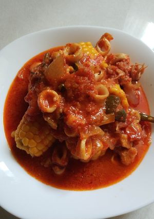 Foto resep Cumi saos padang kekinian