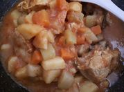 Una foto de patata con caldillo
