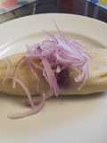 Tamal blanco andino