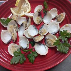 White Clams in White Wine and Garlic A picture of White Clams in White Wine and Garlic.