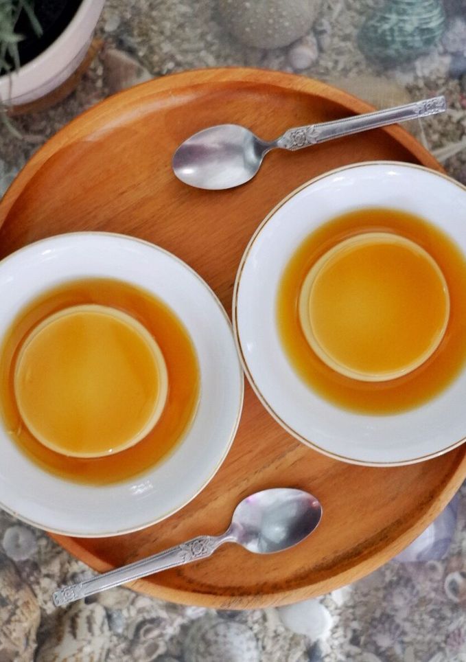 Foto resep Pudding ala Gyukaku - Japanese Purin - Creme Caramel (No Bake)