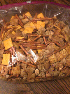 A picture of 1952 original Chex party mix#mycookbook.