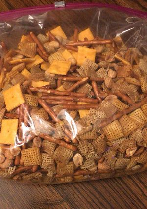 A picture of 1952 original Chex party mix#mycookbook.