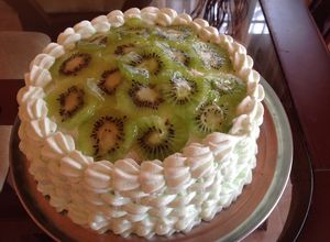 Una foto de Torta kiwi