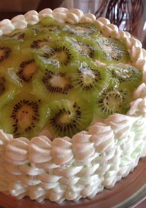 Una foto de Torta kiwi