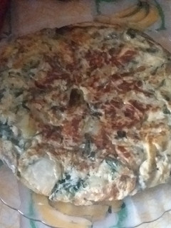 Una foto de Tortilla de espárragos de meña por el chef David rico rico arrib