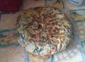 Foto principal de Tortilla de espárragos de meña por el chef David rico rico arrib