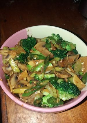 Foto resep Tumis brokoli jamur kancing